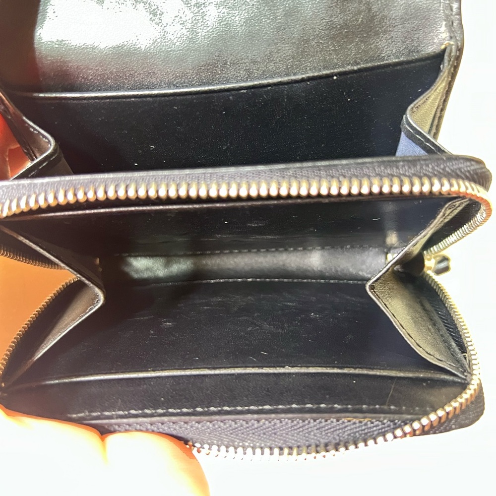Coach Black Signature Pattern Wallet and Card Holder - Picture 6 of 11